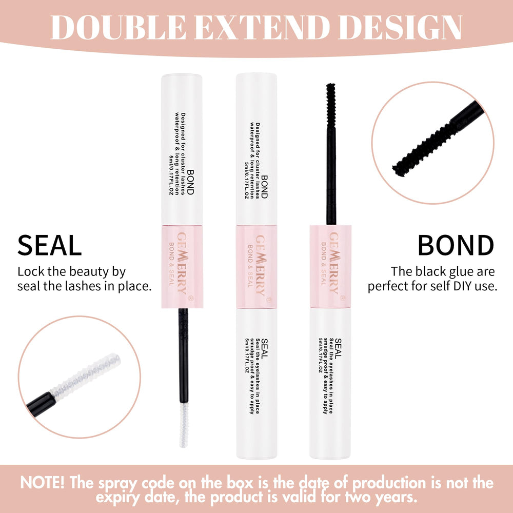 GEMERRY spiral brush applicator enables precise, even lash application.