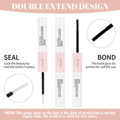 GEMERRY spiral brush applicator enables precise, even lash application.
