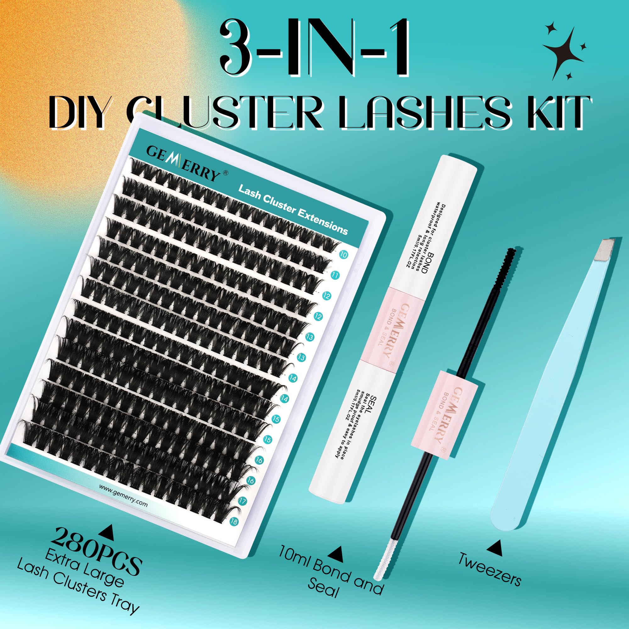 GEMERRY travel-friendly kit packaging for on-the-go beauty.