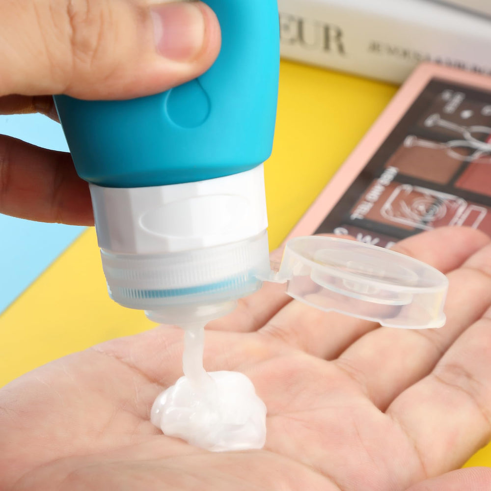 Gemice BPA-free silicone containers safe for lotions and sauces.