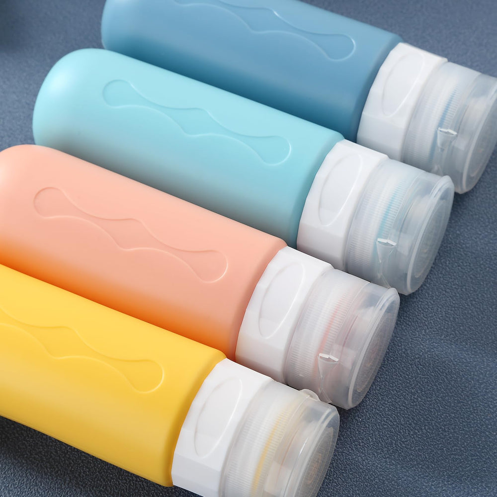 Gemice compact travel bottle pack fits easily in luggage.