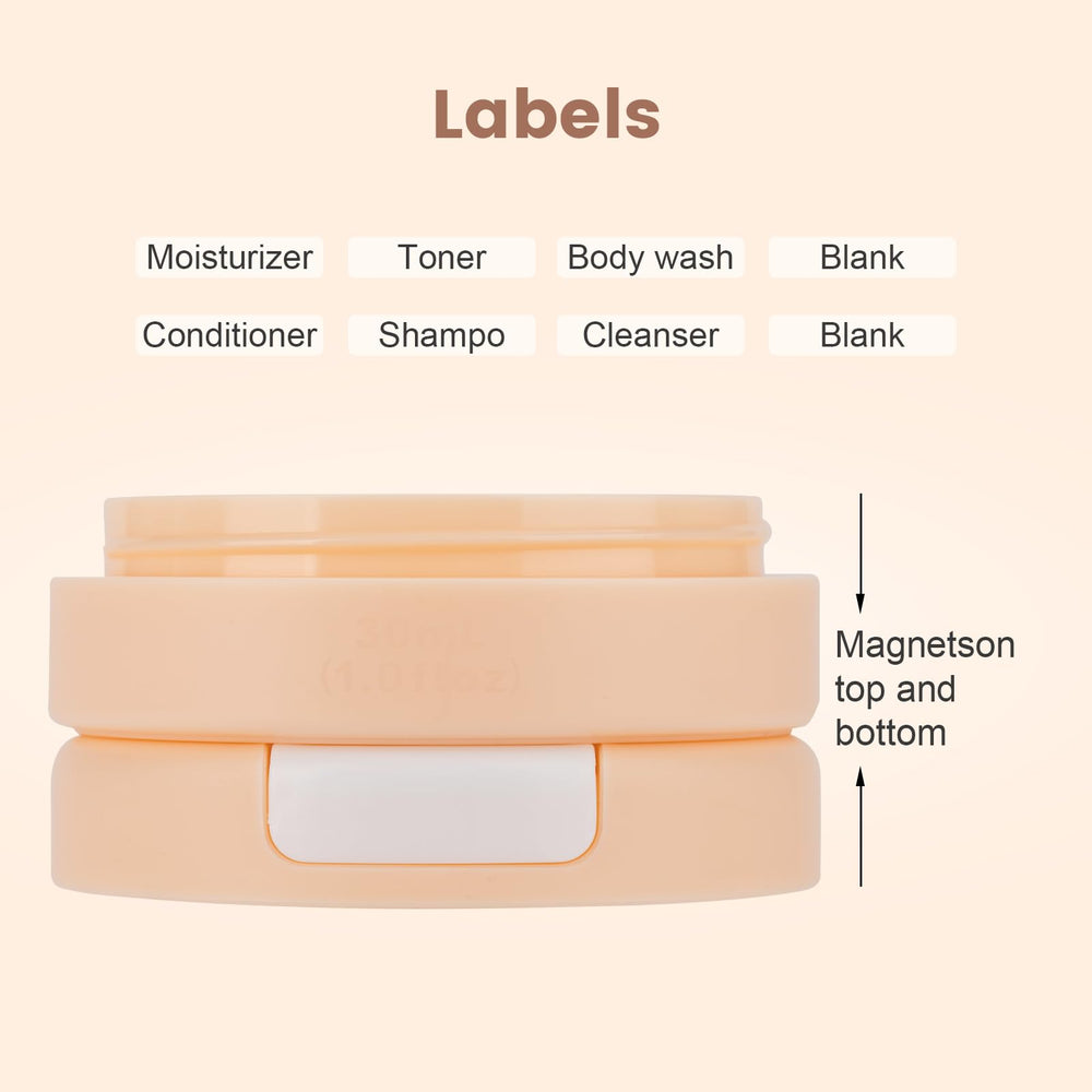 Gemice magnetic labels swap easily for quick content identification.