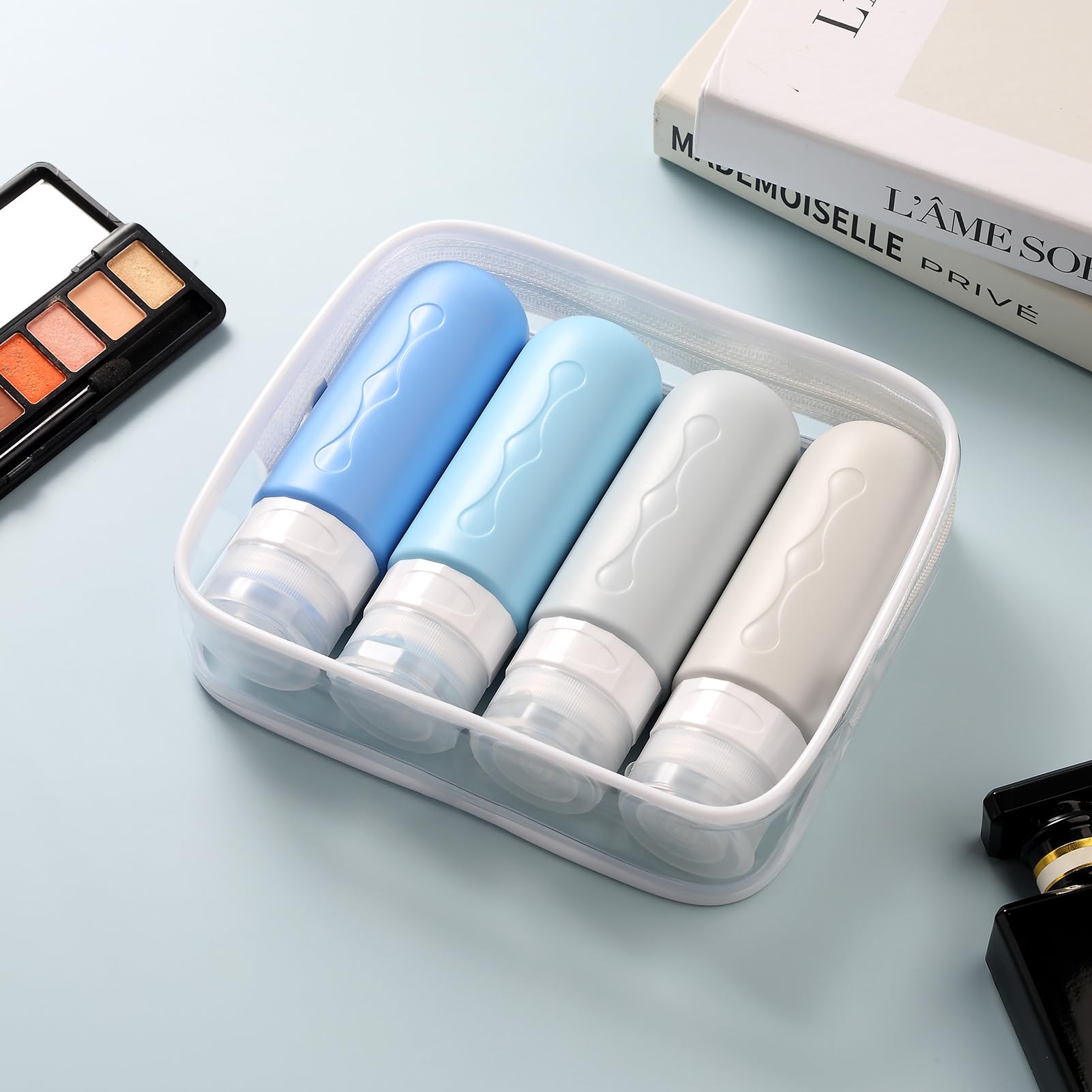 Gemice travel bottles easy-clean design simplifies refilling and maintenance.