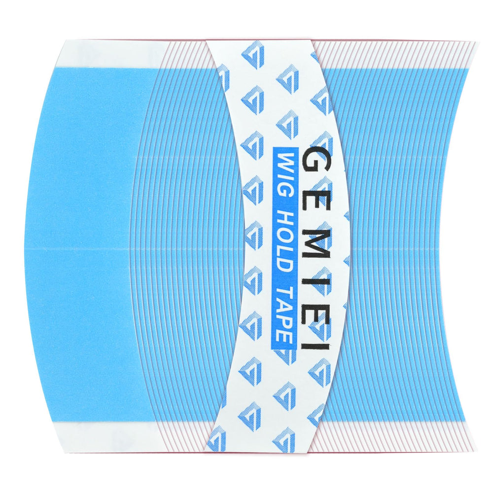 Gemiei 64-piece wig tape package offers discreet daily wear with secure adhesion.