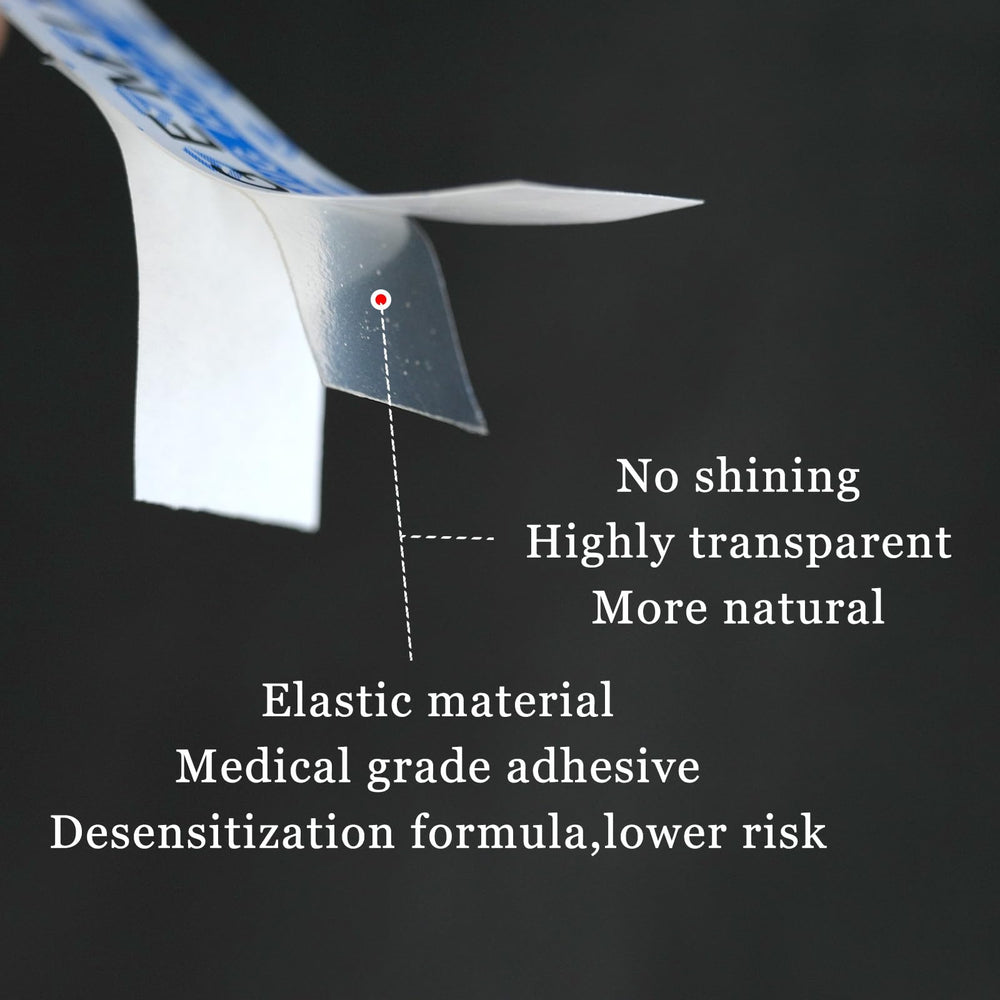 Gemiei tapes remove cleanly with no residue and gentle on skin.