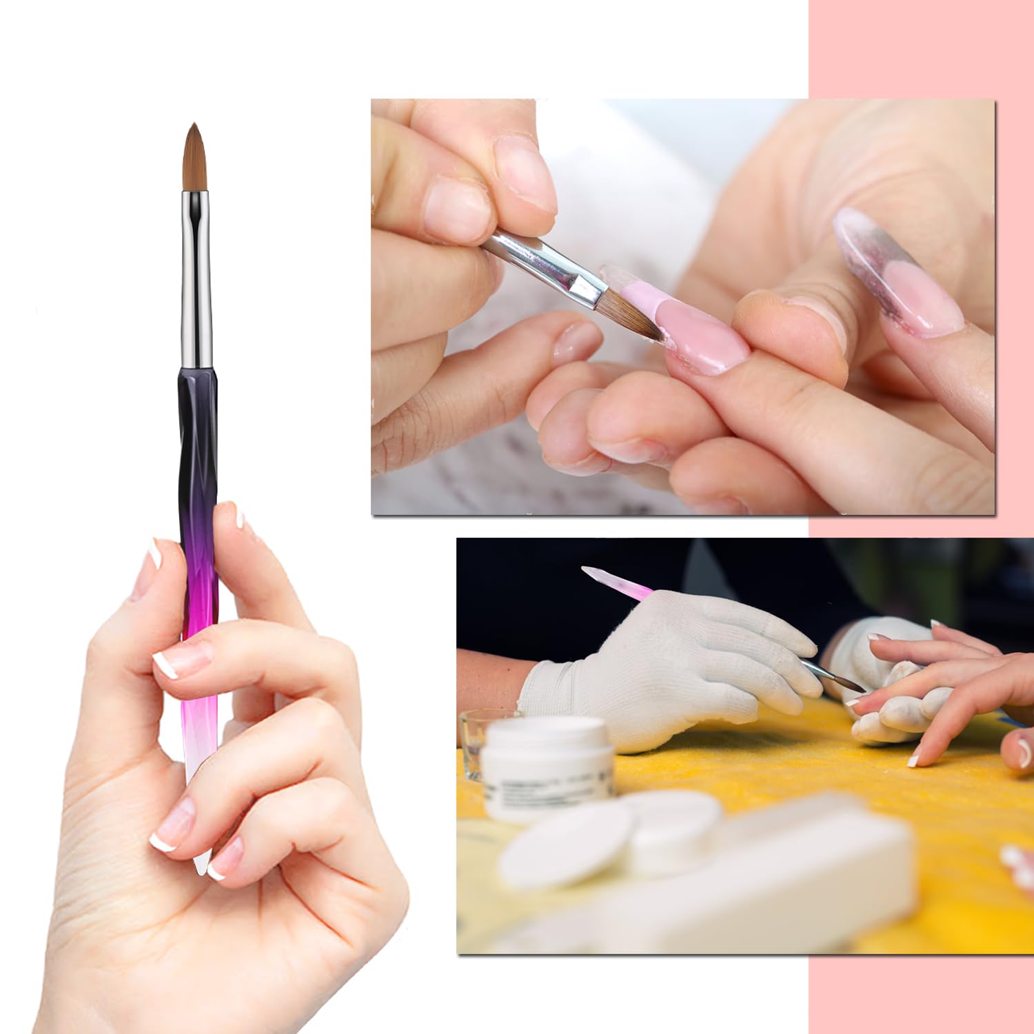 Gemsanva line brush helps sharp inner lines and cleanups.