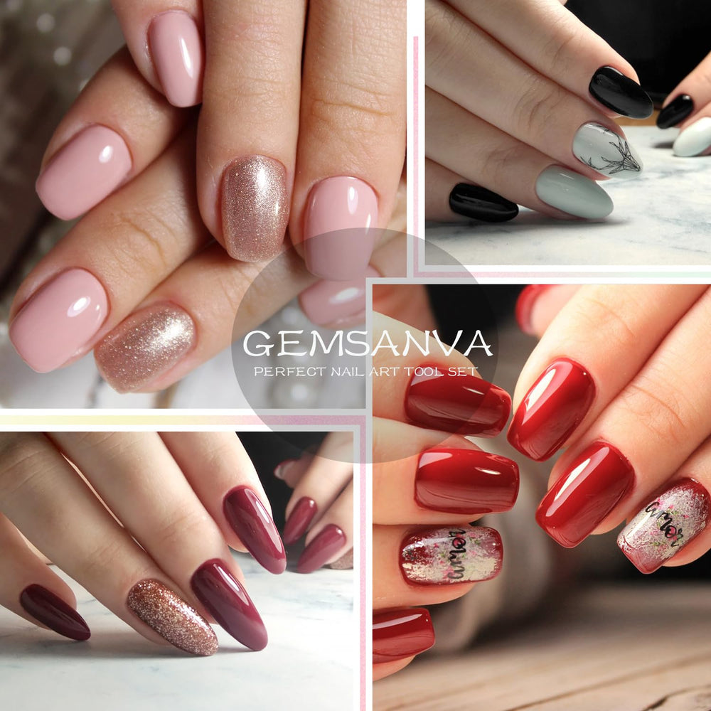 Gemsanva palette with a black rubber-coated finger hole for secure grip.