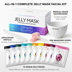 GEMSKIN jelly mask scoop included for mess‑free prep