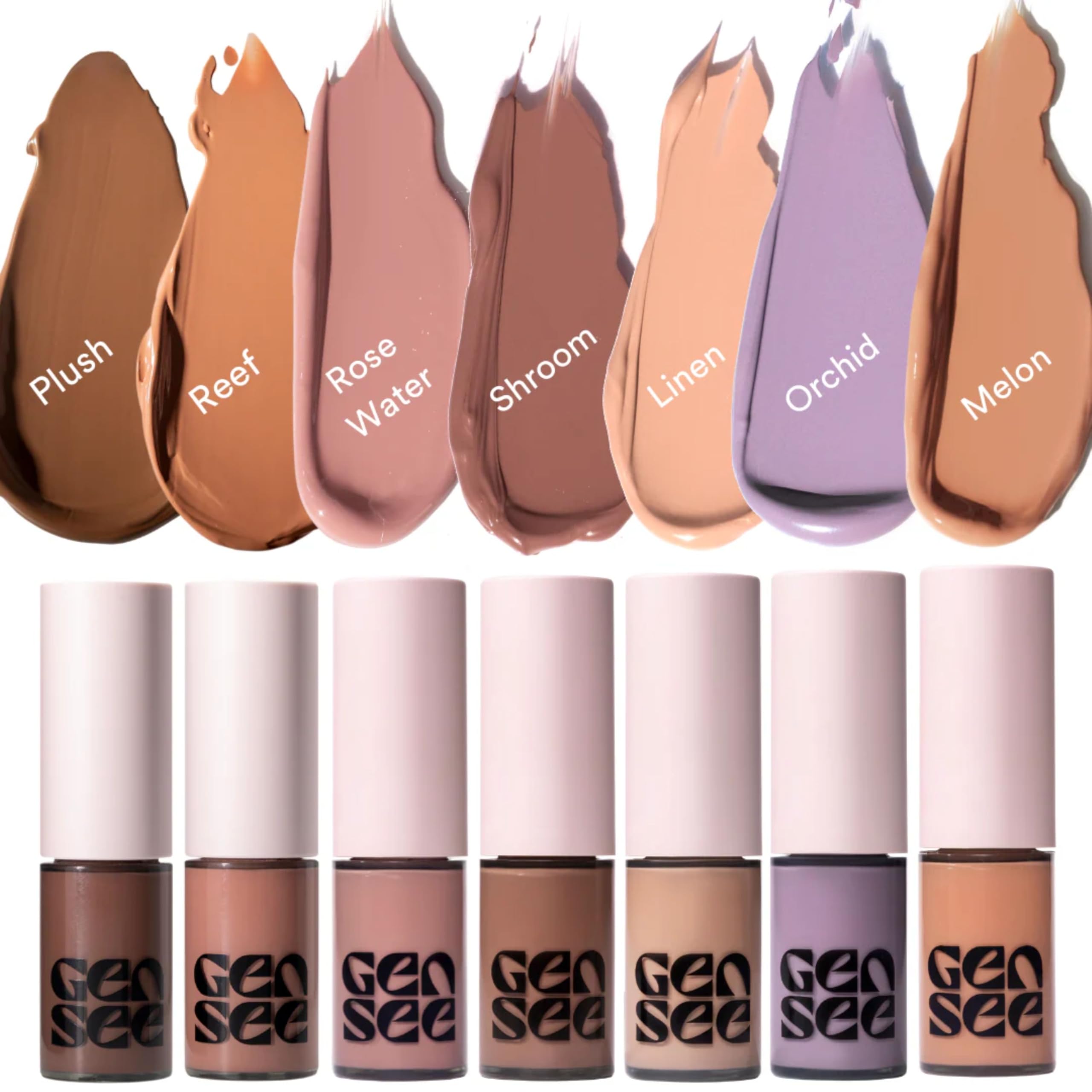 Gen See matte and metallic layering creates dimensional eye looks.