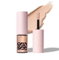 Gen See Moonlight mixed media metallic liquid eyeshadow delivers bold, high-shine eyes.