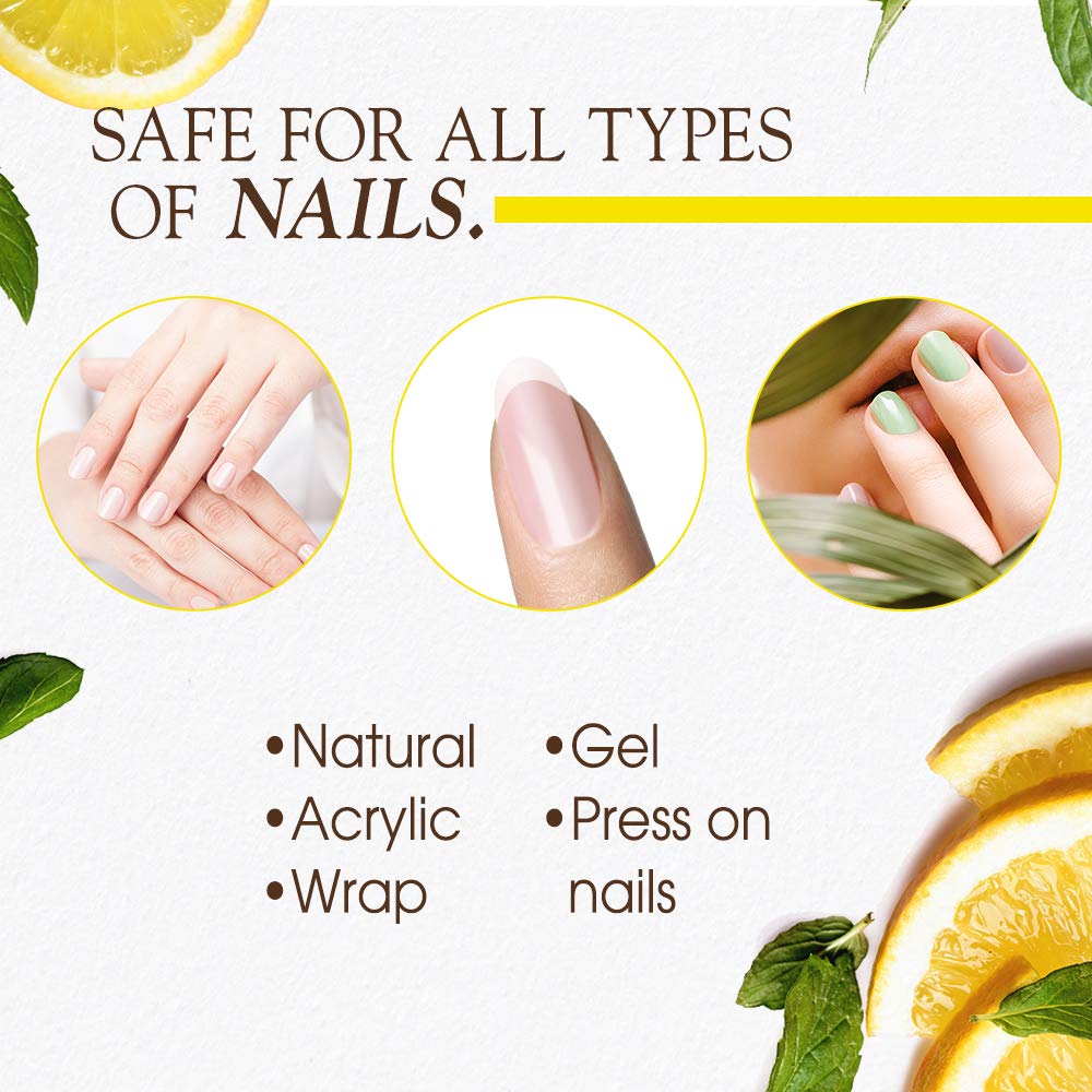 Gena Nail Brite after whitening with brighter natural nails