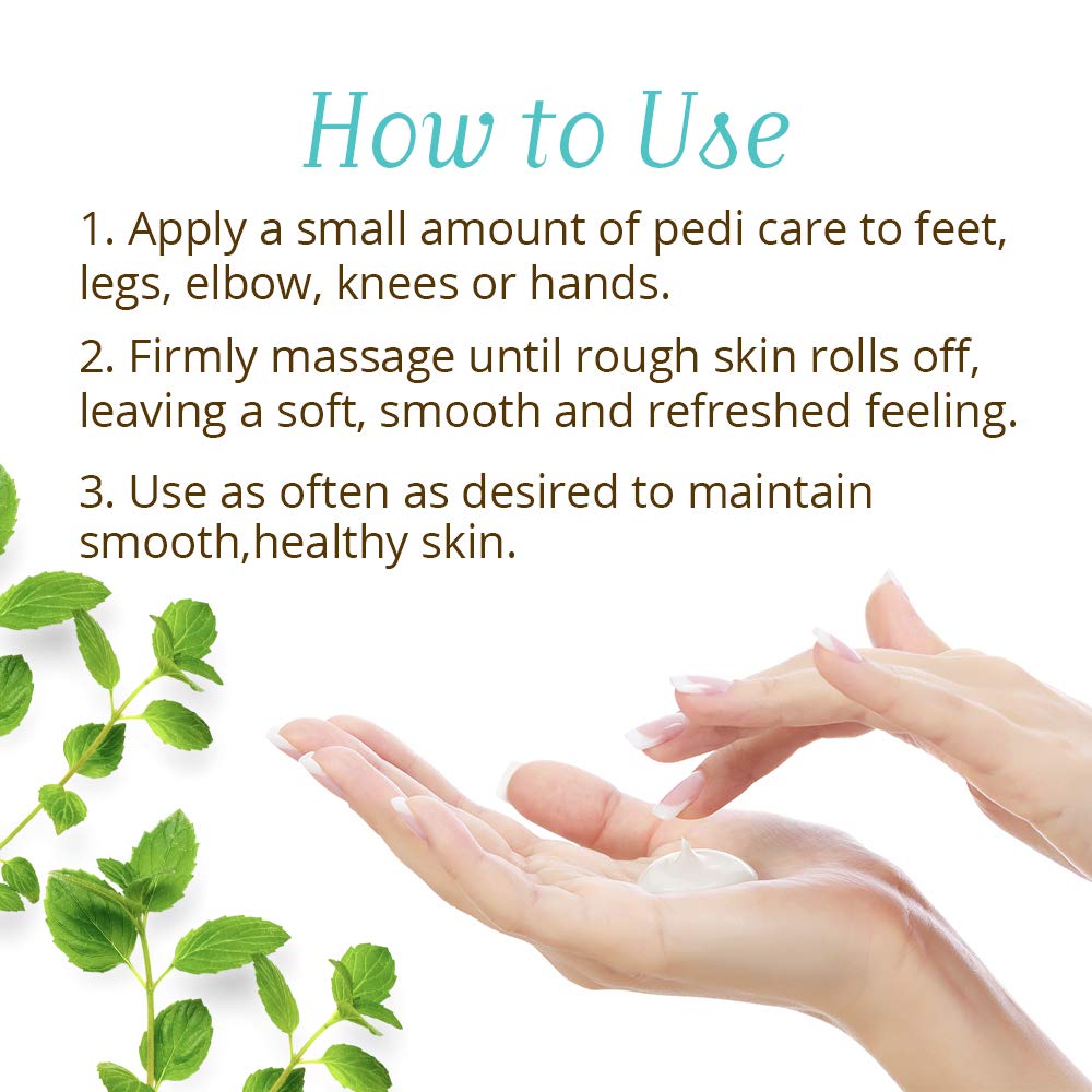 Gena Pedi Care Made in USA Cruelty-Free label emphasizes ethical foot care.