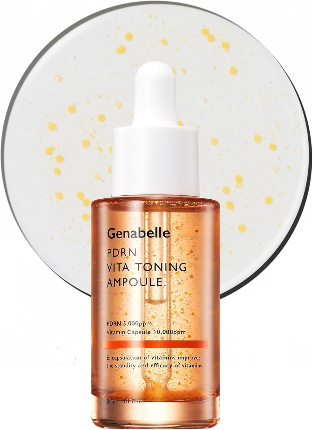 Genabelle PDRN Vita Toning Ampoule bottle displaying lightweight glow