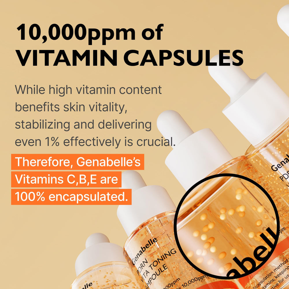 Genabelle PDRN Vita Toning Ampoule hydrates and protects barrier
