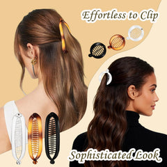 Multi-color banana clips set for versatile styling