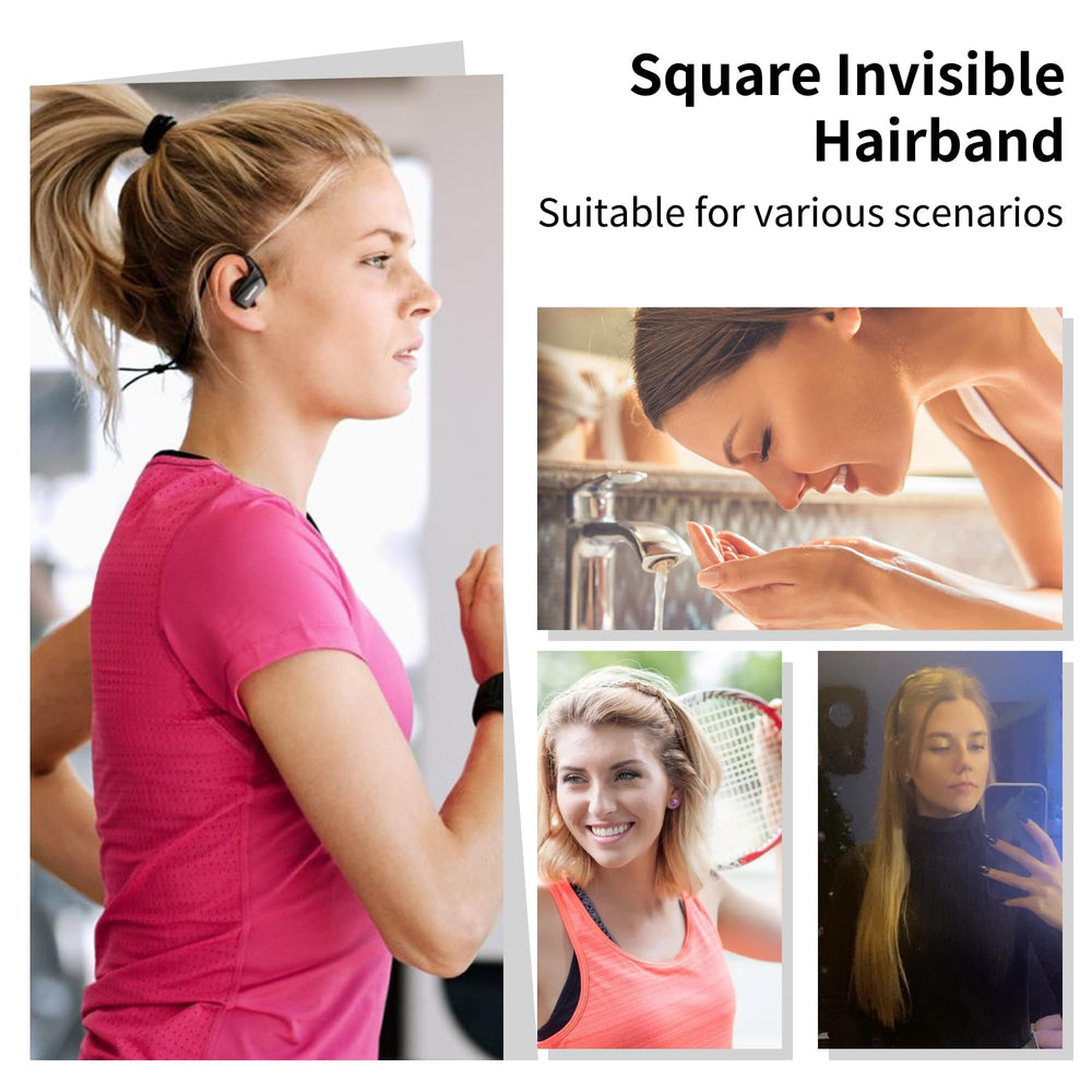 Generic diadema invisible cuadrada, estilo práctico para hombres y mujeres