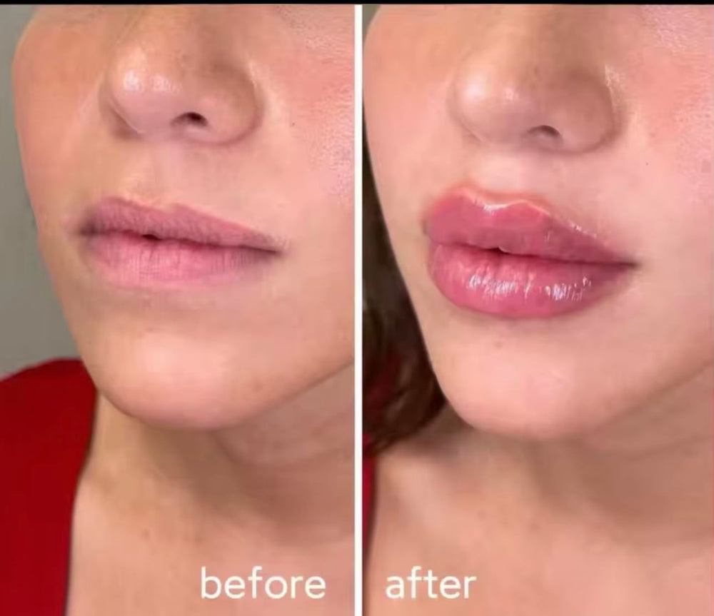 Generic Extreme Lip Plumper clear gloss provides high shine and non-sticky wear.