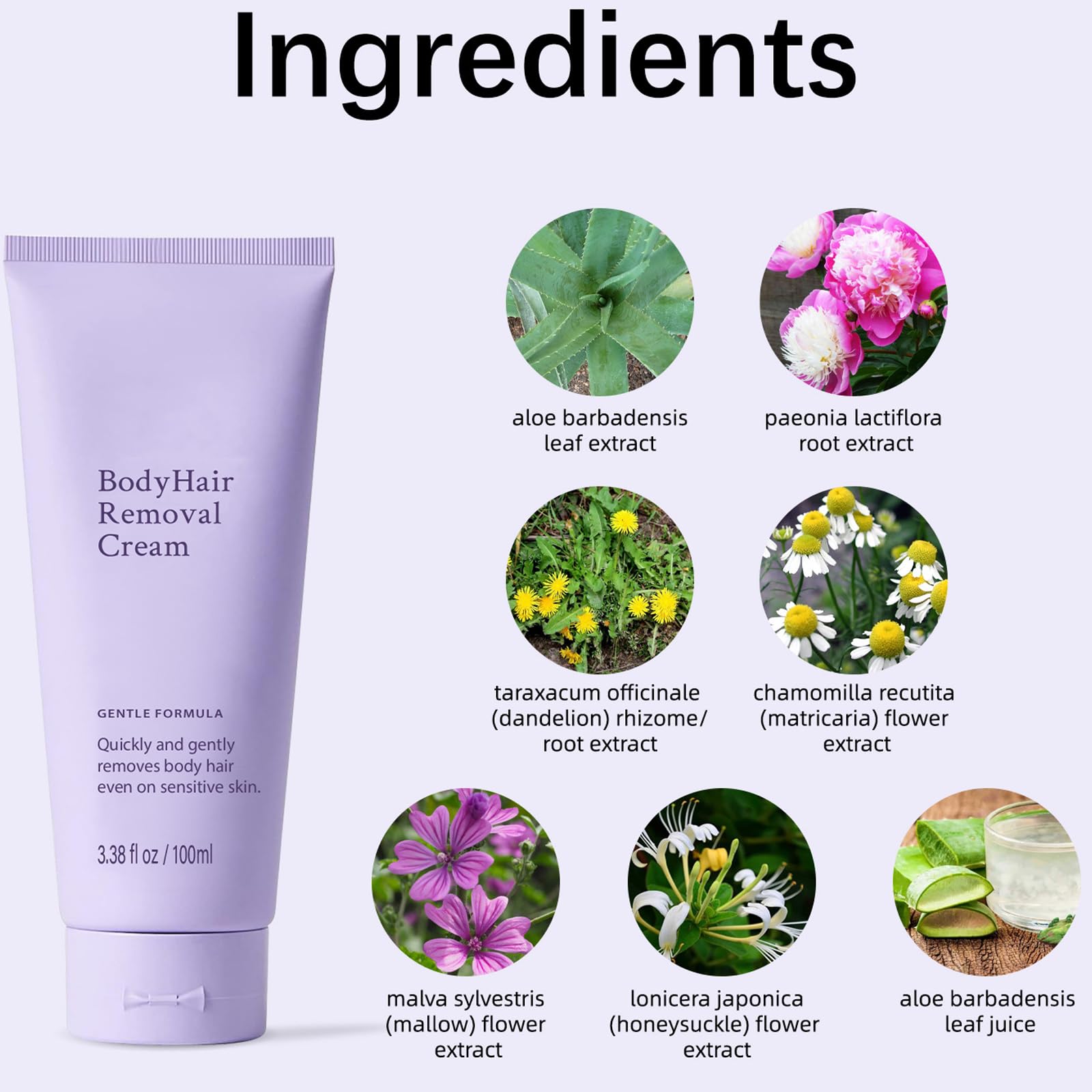 Generic Face and body area use suggests versatile application