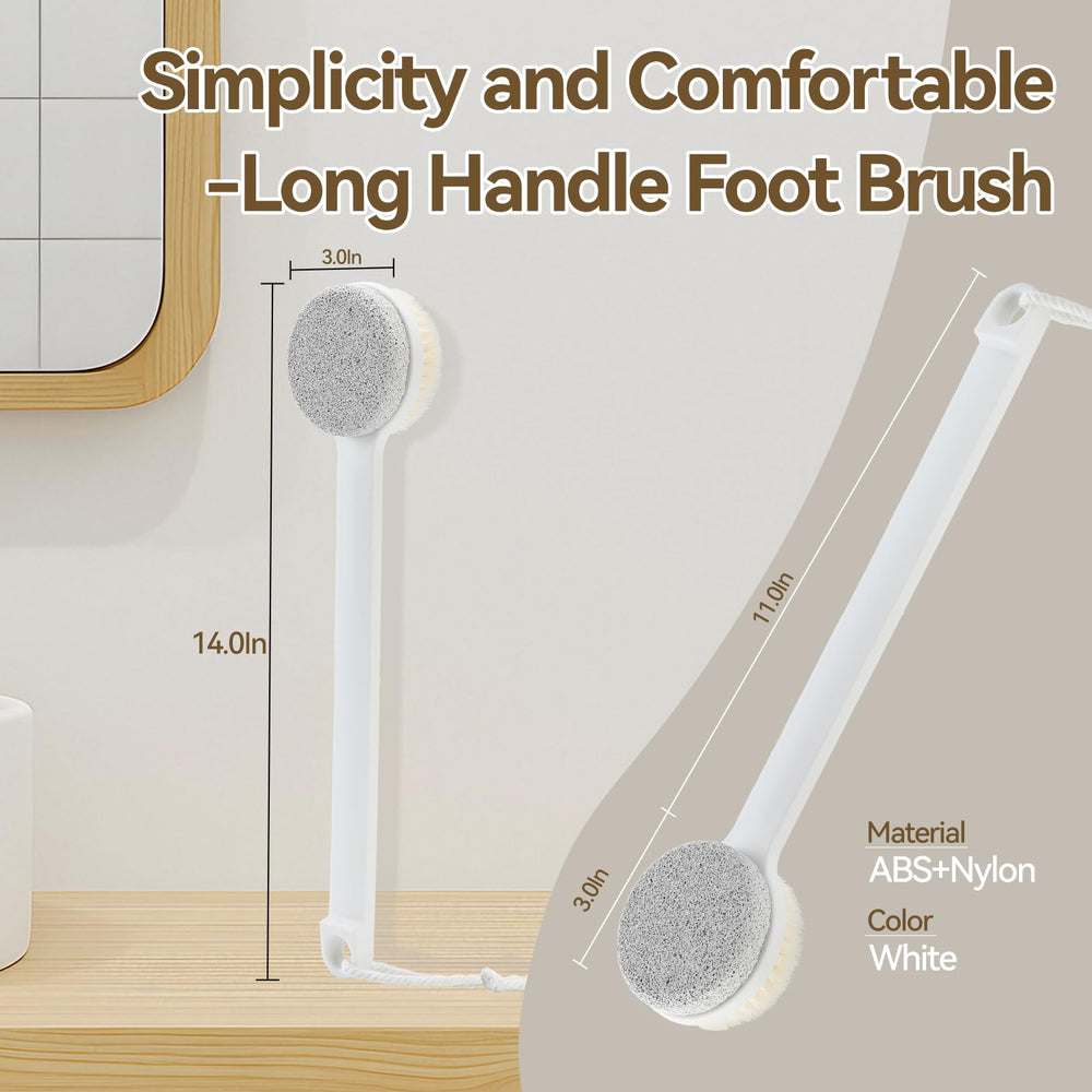 Generic Foot Pumice Stone reaches hard-to-reach spots using an ergonomic design.