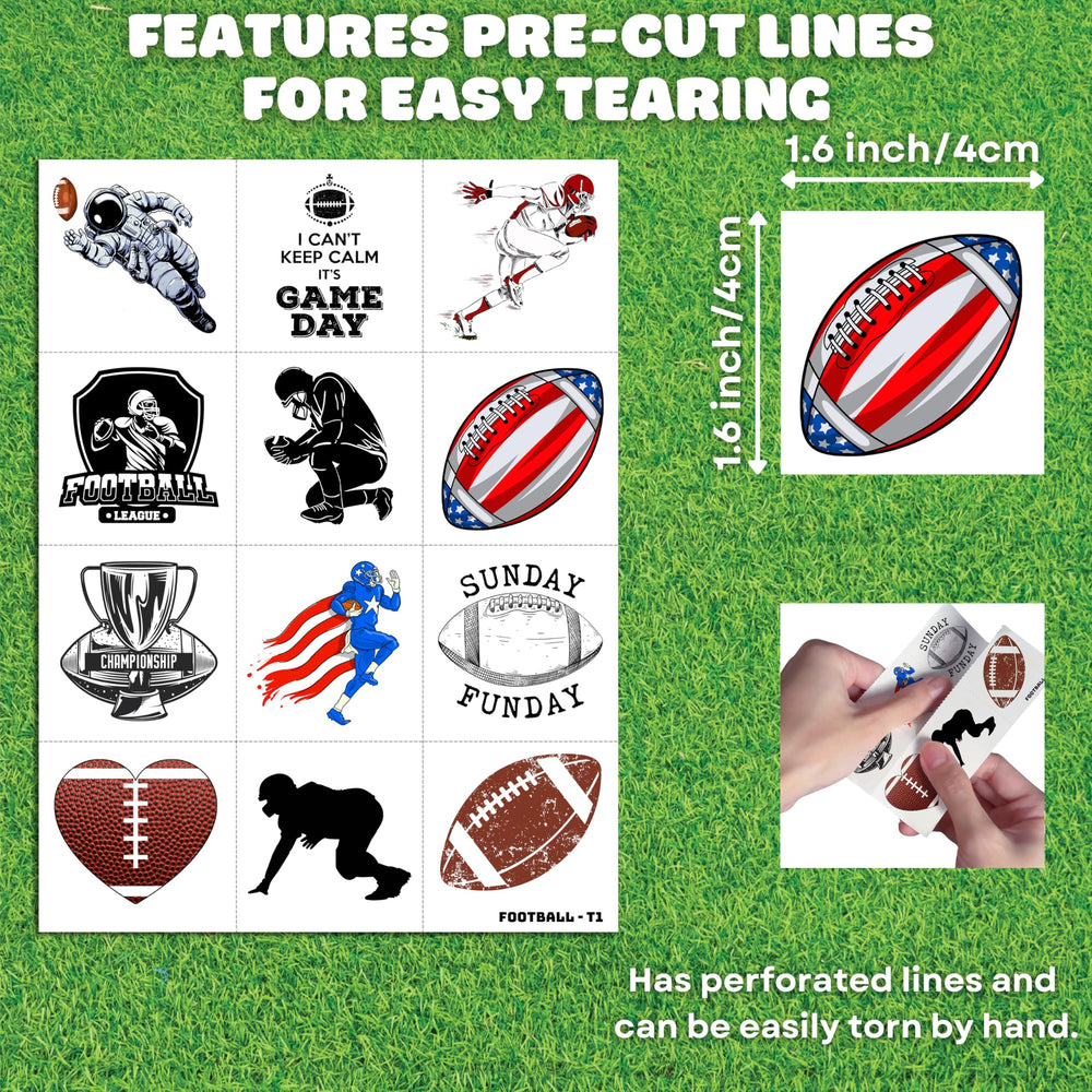 Generic Football Tattoos classroom rewards for kids