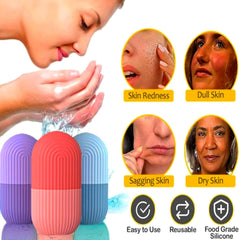 Generic ice roller for body massage helps promote circulation and soothe tired muscles.