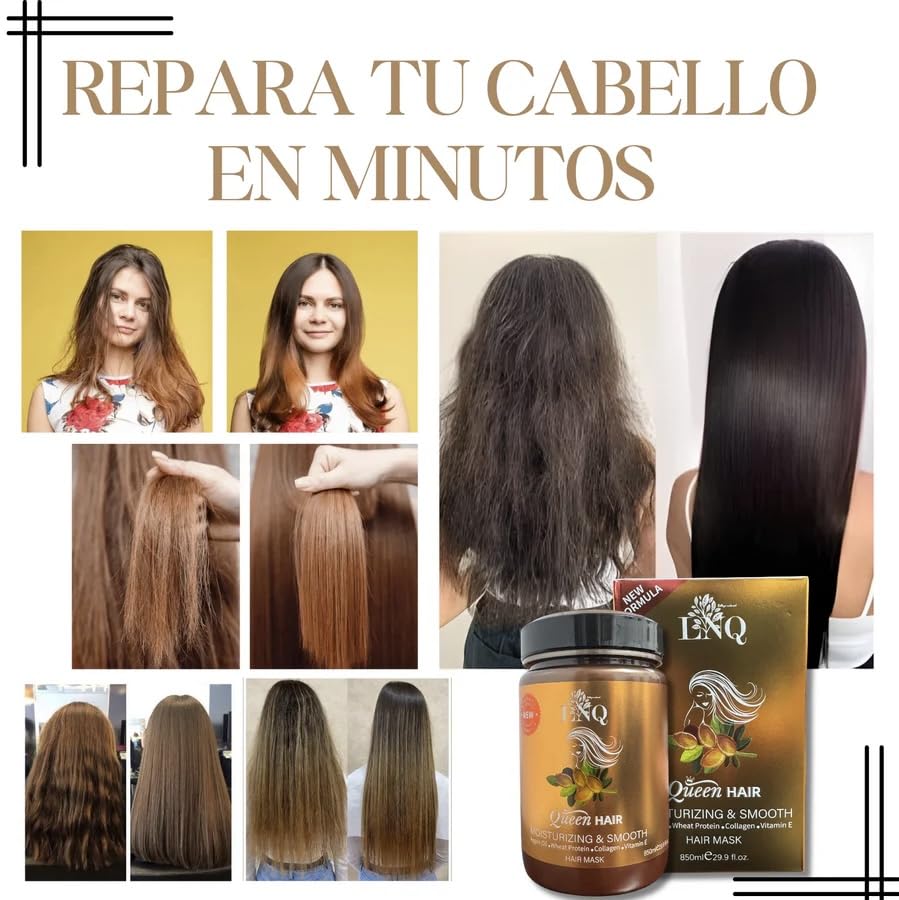Generic Keratin Hair Mask glow after use for shiny, manageable hair.