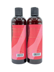 Generic Long and Luxe conditioner bottle top view highlighting detangling and moisture.