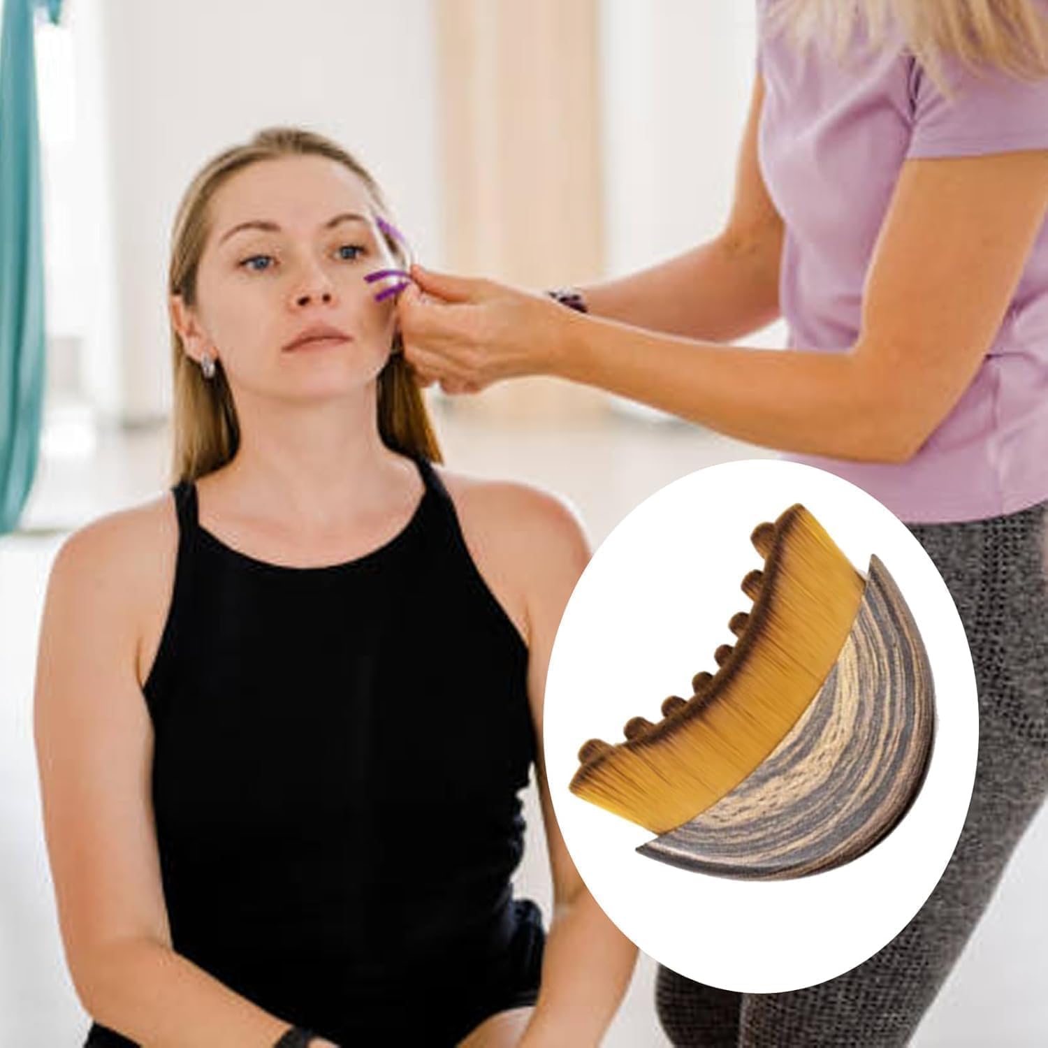 Generic Lymphatic Contour Brush spa-session setup for professional or home use.