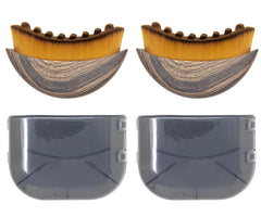 Generic Lymphatic Contour Face Brush with curve design for precise drainage massage.