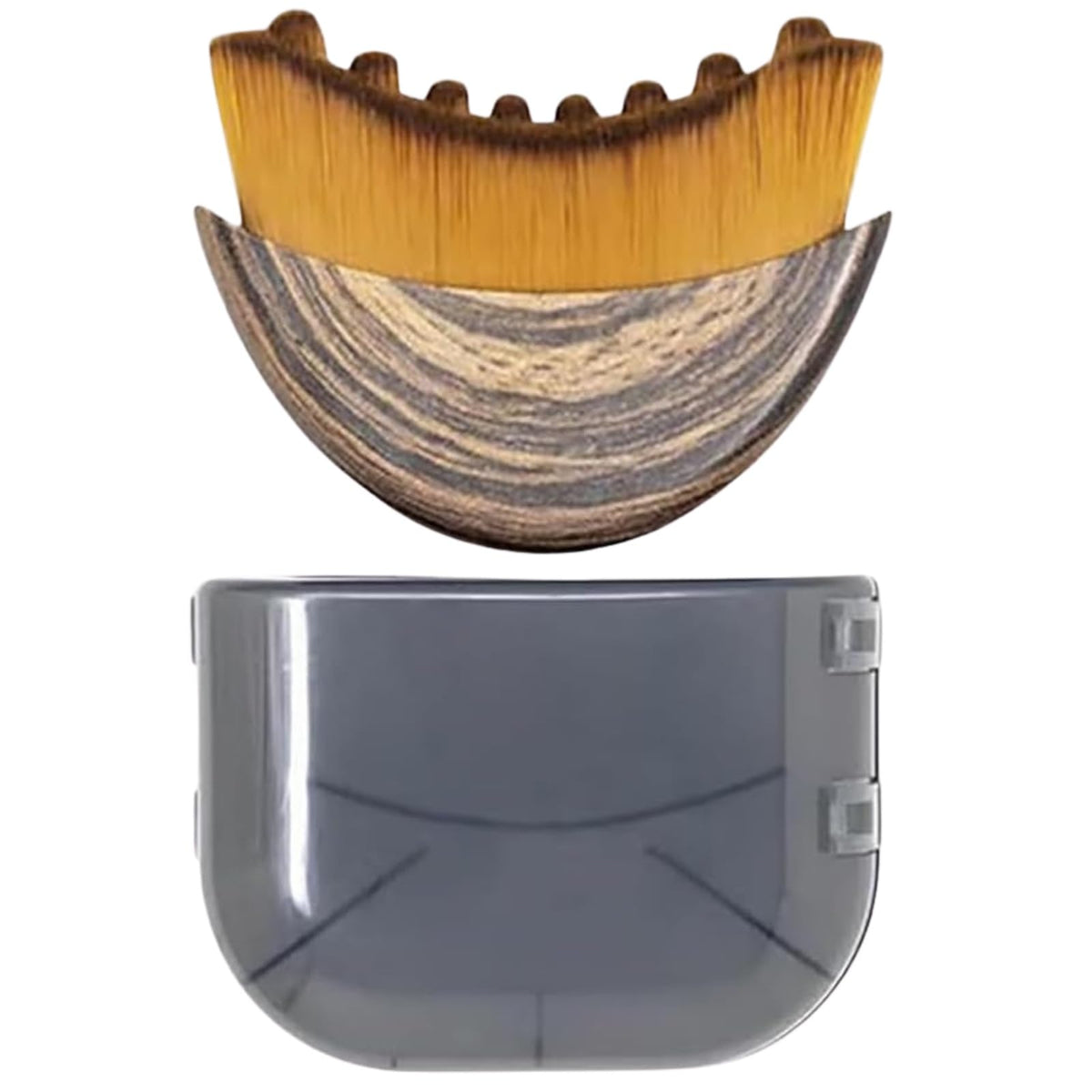 Generic Lymphatic Contour Face Brush top view for precise drainage and enhanced serum absorption.