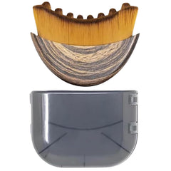 Generic Lymphatic Contour Face Brush top view for precise drainage and enhanced serum absorption.