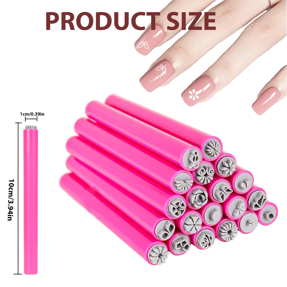 Generic Nail Art Stamp Pen butterfly close-up highlighting precise butterfly motifs for accent nails.