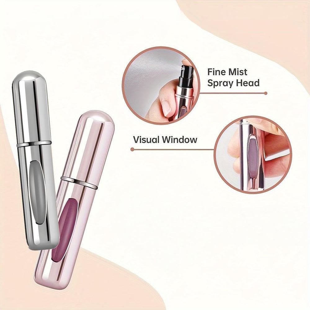 Generic refillable perfume atomizer with easy pump refill mechanism