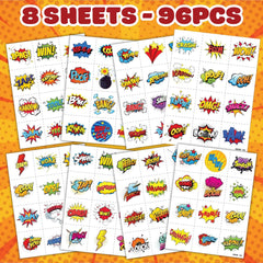 Generic Hero Tattoos: skin-friendly, non-toxic for all kids.