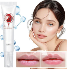 Textura ligera del serum aclarador de Generic en los labios.