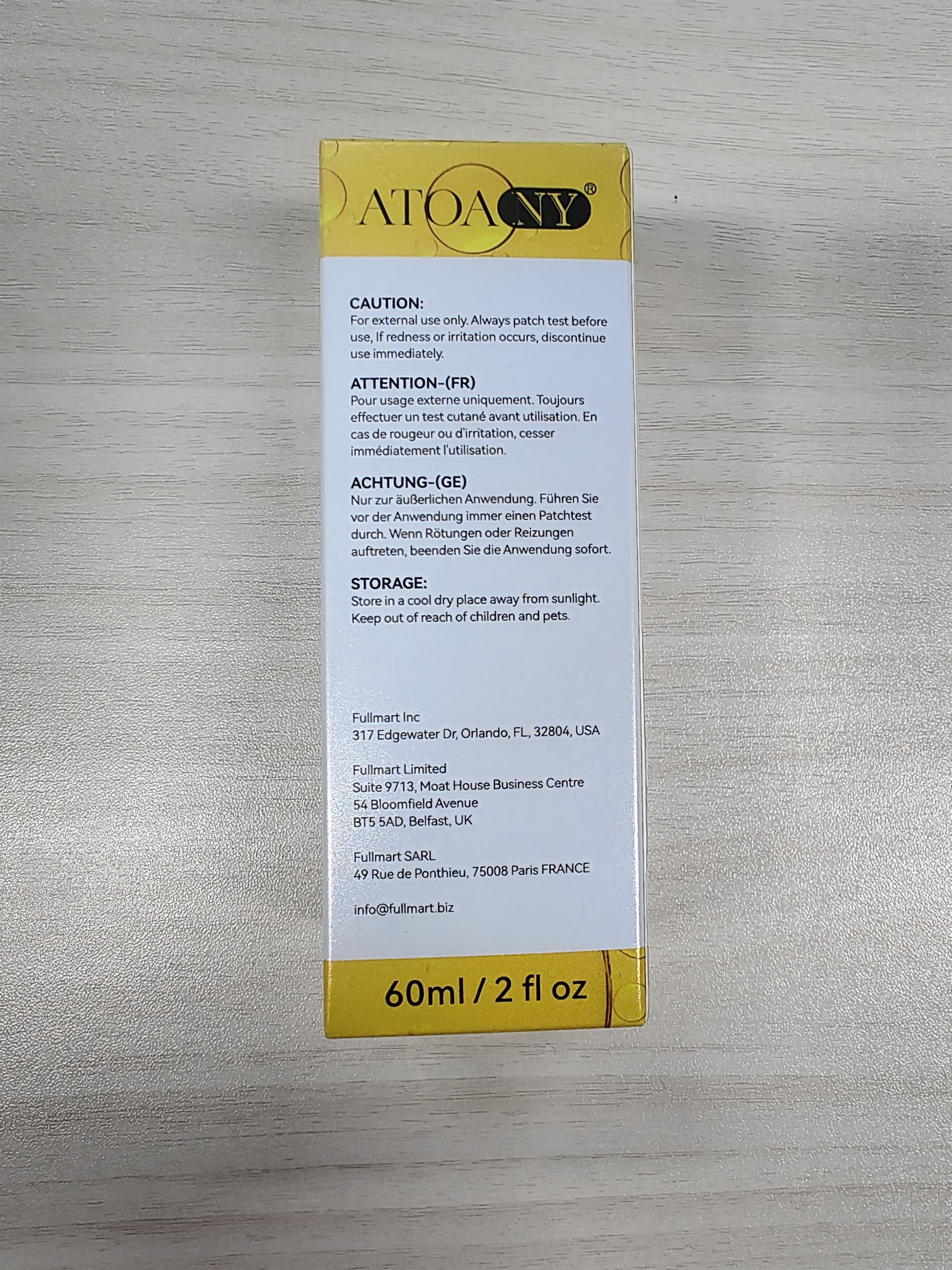 Close-up of creamy Vitamin E Oil texture ready for application