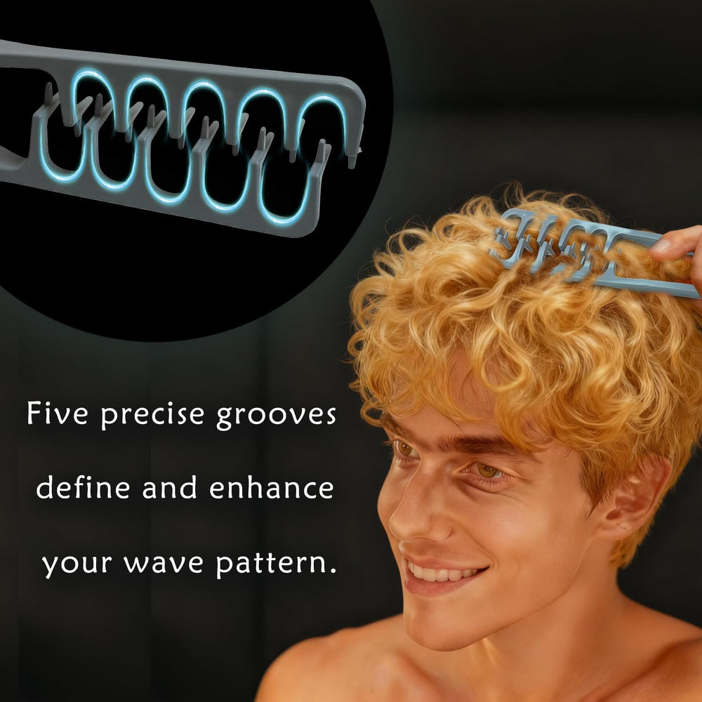 Generic Volumizing Texture Comb ergonomic handle supports comfortable, precise styling.