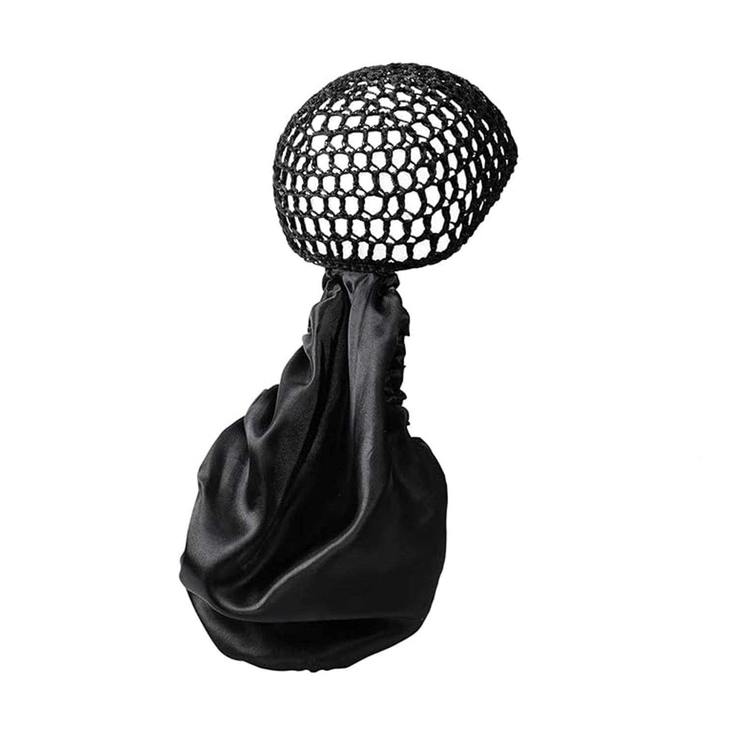 Genérico bonete envolvente 2 en 1 para protección nocturna del cabello rizado.