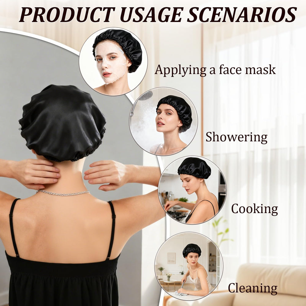 Genérico envolvente transpirable para dormir cómodo y evitar frizz.