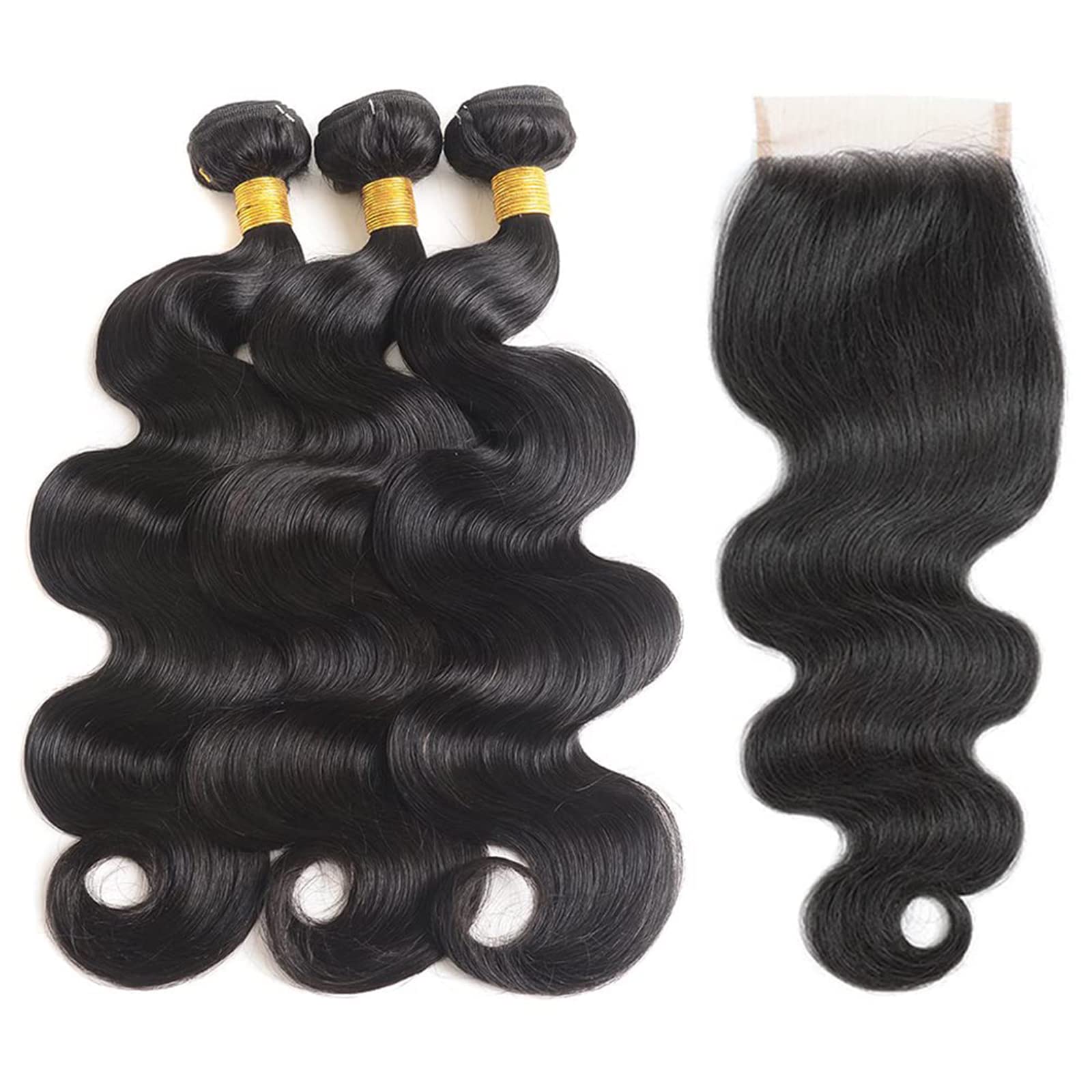 Generous Bundles body wave weft for durable, tangle-free styling.