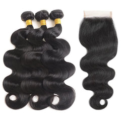 Generous Bundles body wave weft for durable, tangle-free styling.