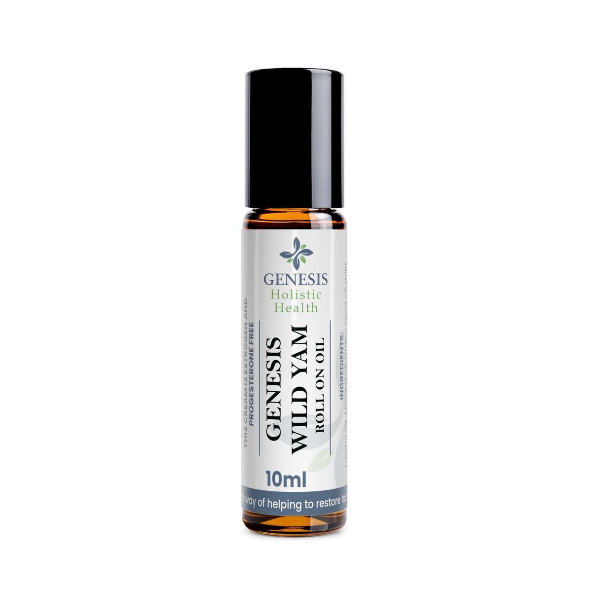Genesis Wild Yam Roll-On: aplicación suave para uso diario sin fragancia.