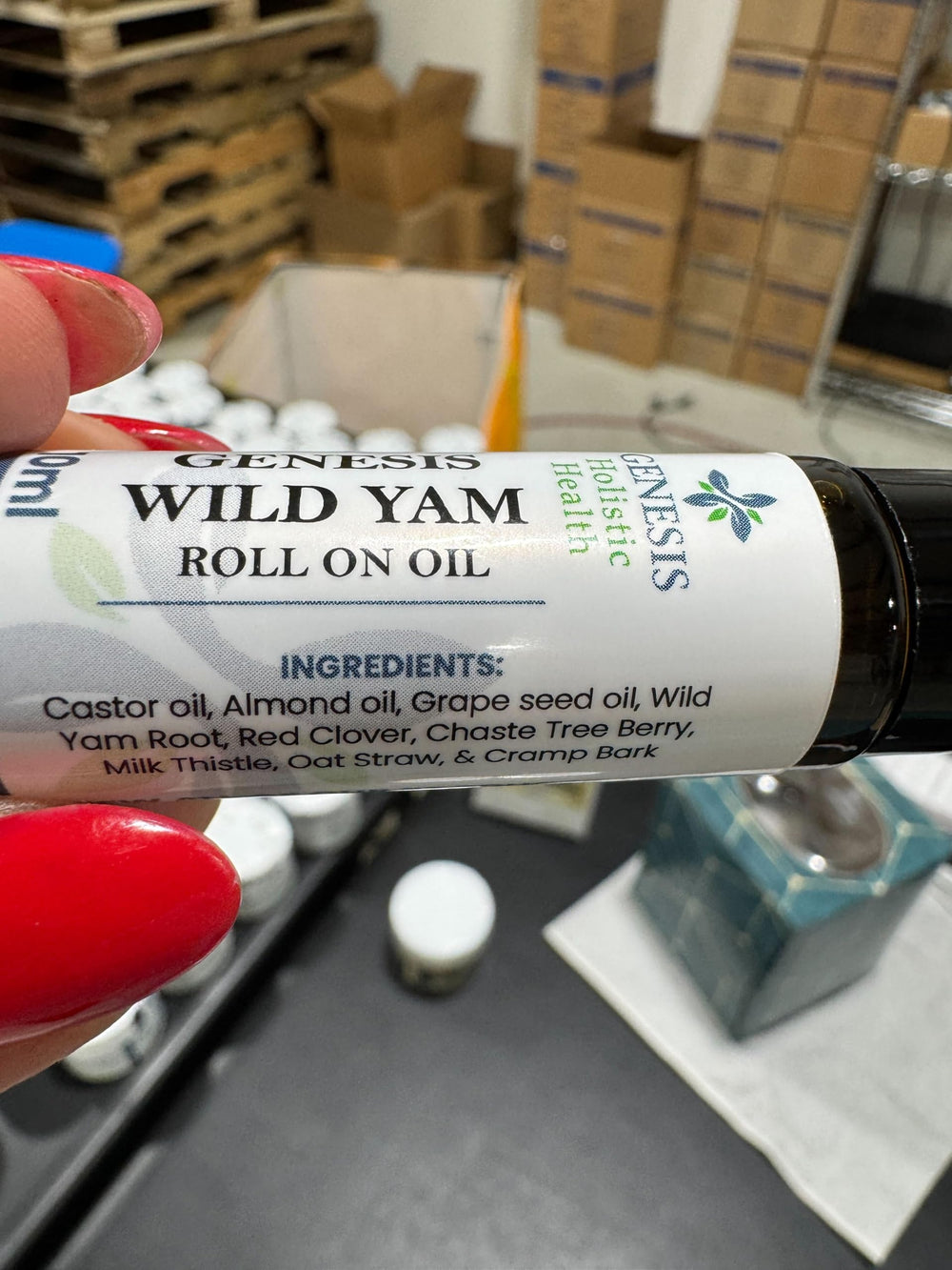 Genesis Wild Yam Roll-On: uso diario sin fragancia para comodidad en cualquier momento.