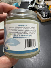 Genesis Wild Yam Root Cream jar highlights a smooth texture ideal for non-greasy moisturizing