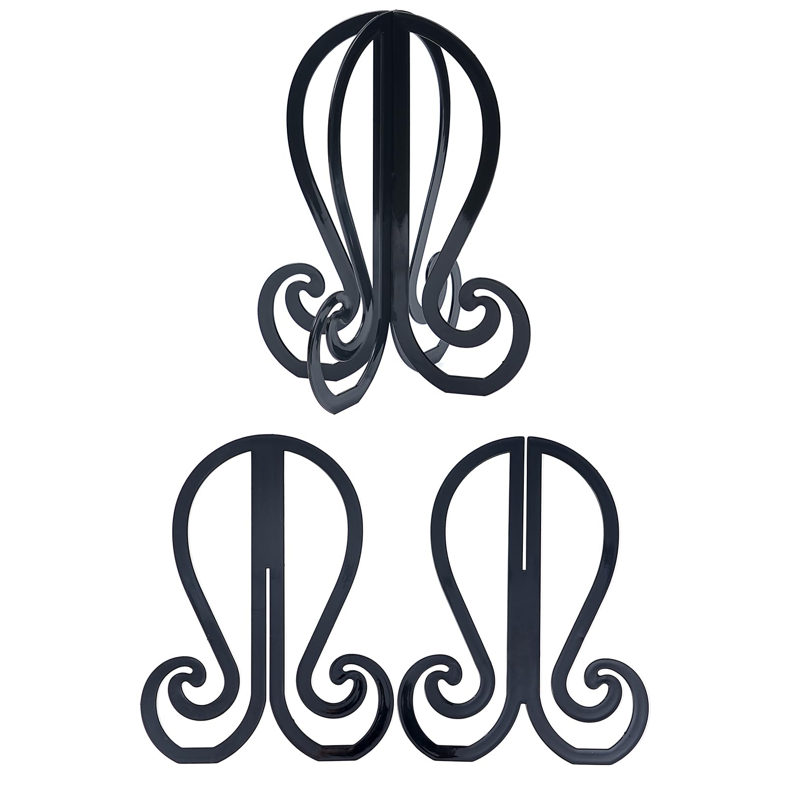 GenmeiFBH eleven-point-sixty-one-inch height wig stand provides stable display.