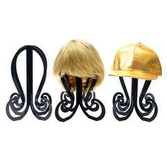 GenmeiFBH travel-friendly wig stand fits easily in a bag.
