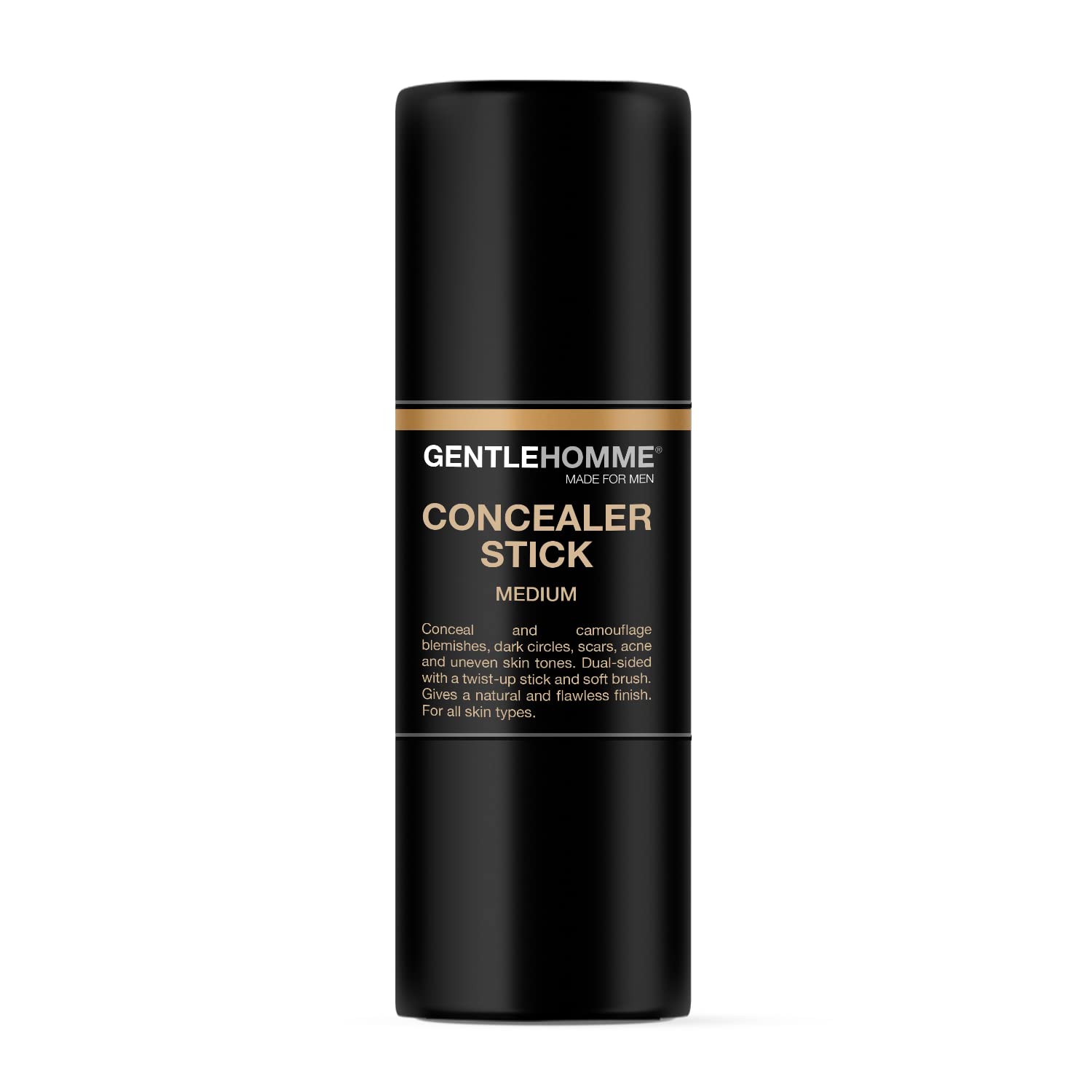 Gentlehomme Concealer Stick brush-blend lets you even skin tone easily.