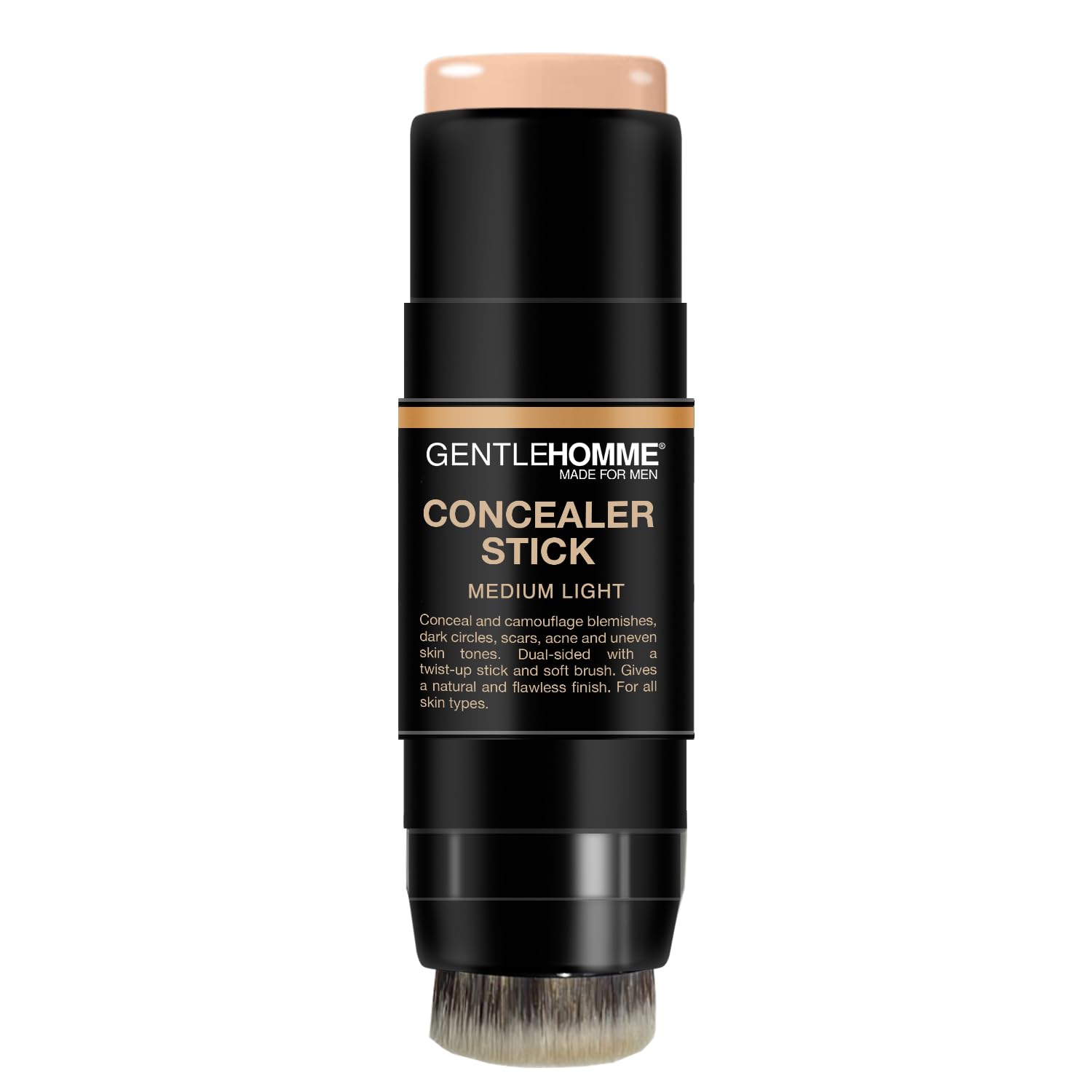 Gentlehomme concealer stick targets dark circles for a brighter under-eye look.