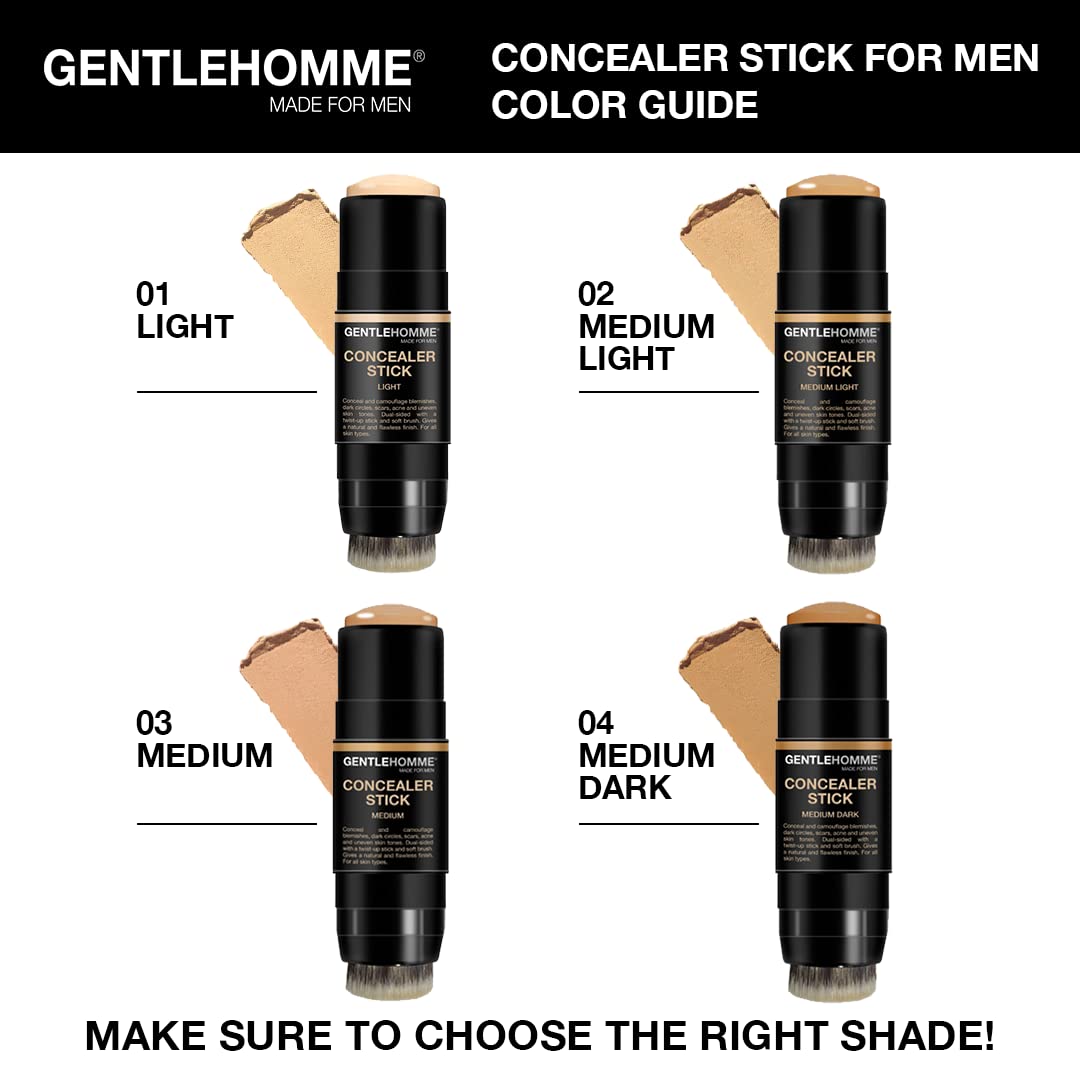 Gentlehomme Concealer Stick portable in gym bag for on-the-go coverage.