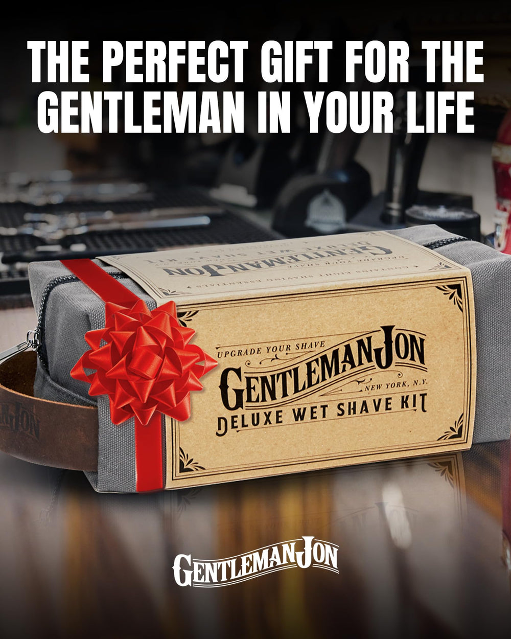 Gentleman Jon complete kit around view, all components in one compact set.